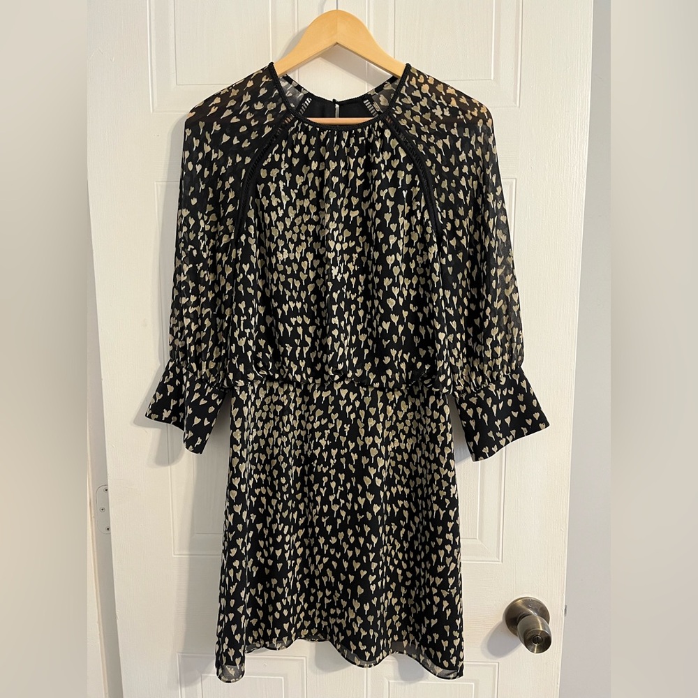 Reiss Melania Ditsy Printed Mini Dress - Size 6